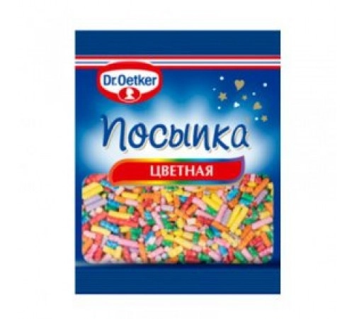 Посыпка цветные палочки Dr.Oetker 10 гр Посыпка цветные палочки Dr.Oetker 10 гр