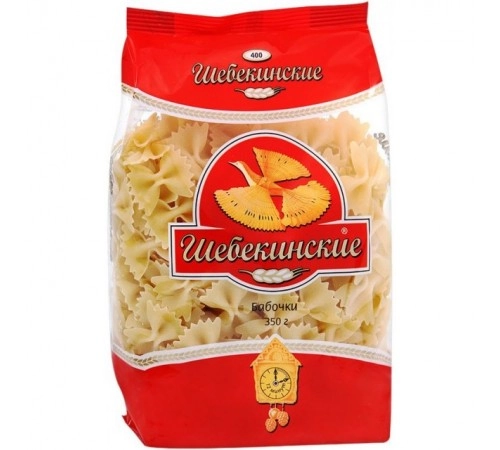 Макароны бабочки Шебекинские 350гр Макароны бабочки Шебекинские 350гр