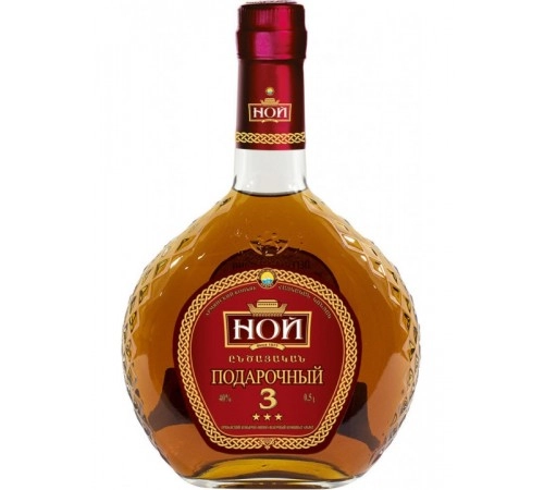 Коньяк Ной Подарочный 3 летний 0,5 л. 40%