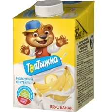 Коктейль молочный Банан Топтыжка 500г 3,2%