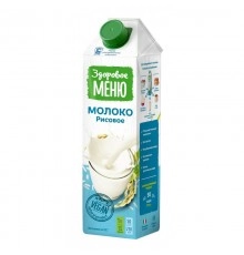 Молоко рисовое Здоровое Меню  1л 1,2%