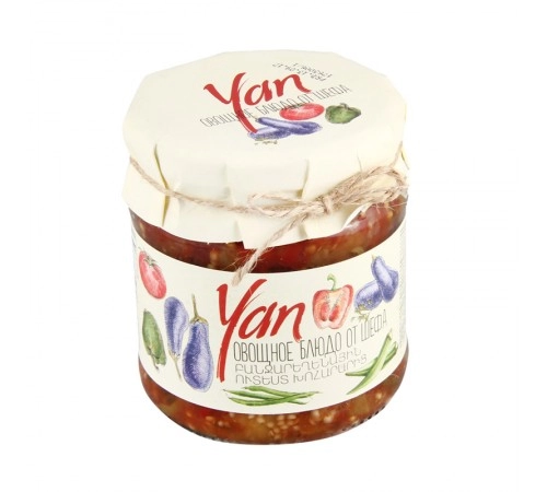 Закуска овощная Блюдо от шефа YAN 450гр Закуска овощная Блюдо от шефа YAN 450гр