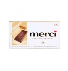 Шоколад Кофе с белым шоколадом Merci 100г