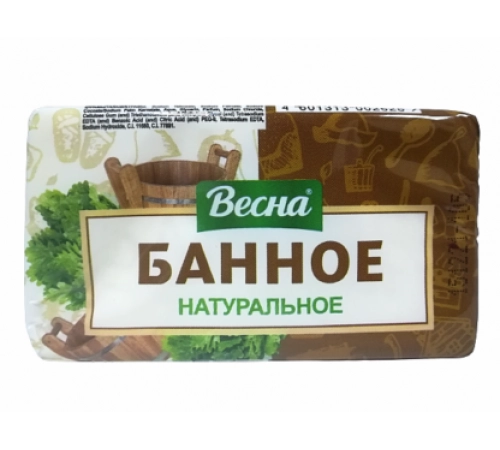 Мыло туалетное Банное Весна 140 гр Мыло туалетное Банное Весна 140 гр