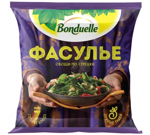 Смесь овощная Фасулье Бондюэль 400г Смесь овощная Фасулье Бондюэль 400г