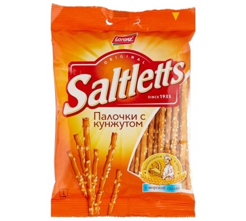 Палочки с кунжутом Saltletts 60 гр Палочки с кунжутом Saltletts 60 гр