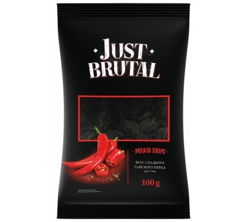 Чипсы картофельные Тайский перец Just Brutal 85гр Чипсы картофельные Тайский перец Just Brutal 85гр
