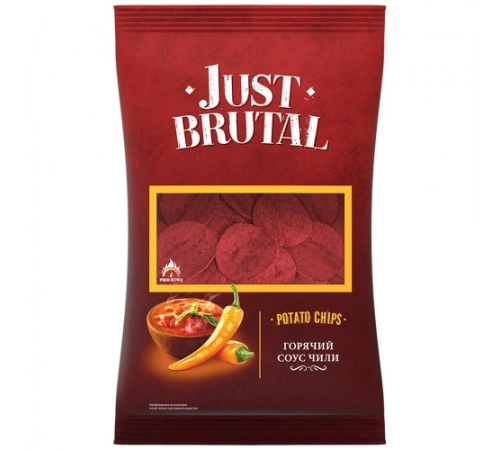 Чипсы картофельные Соус чили Just Brutal 85гр Чипсы картофельные Соус чили Just Brutal 85гр