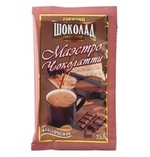 Горячий шоколад классический молочный Маэстро 25 гр