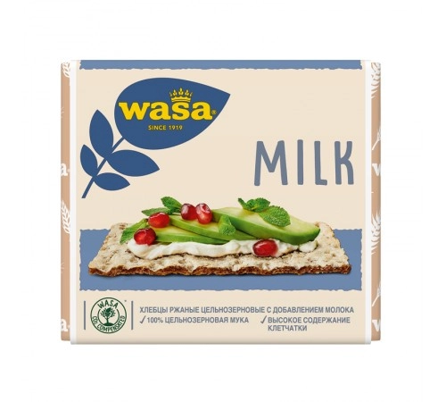 Хлебцы ржаные с молоком Wasa 230гр