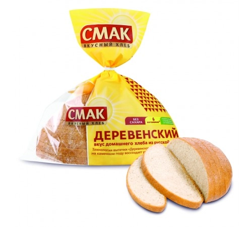 Хлеб Деревенский СМАК 300 гр Хлеб Деревенский СМАК 300 гр