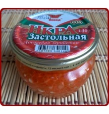 Икра лососевая с/б Невод 140гр
