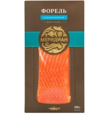Форель филе-кусок слабосоленная Меридиан 150 гр