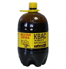 Квас живого брожения Желтая Бочка 1,5л