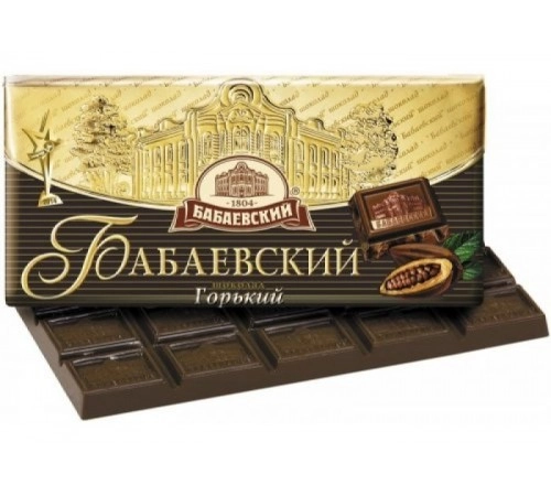 Шоколад Бабаевский горький 100г Шоколад Бабаевский горький 100г
