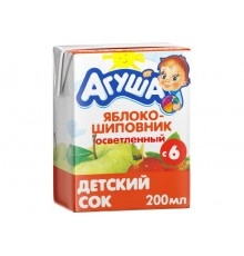 ДП Агуша сок яблоко-шиповник 200 мл