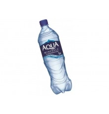 Вода Аква минерале газ. 1 л пэт