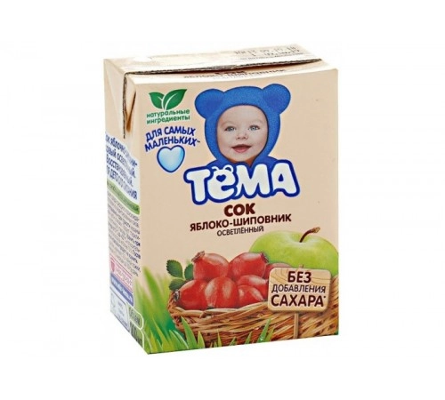 Тема Сок яблоко-шипов.200 мл Тема Сок яблоко-шипов.200 мл